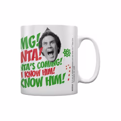 Elf Omg Santa Mug