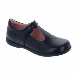 Geox Girls Naimara Perforated Patent Leather Mary Janes - 11.5 UK Child, Black