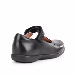 Geox Girls Naimara Perforated Patent Leather Mary Janes - 11.5 UK Child, Black