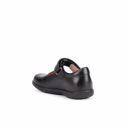 Geox Girls Naimara Perforated Patent Leather Mary Janes - 11.5 UK Child, Black