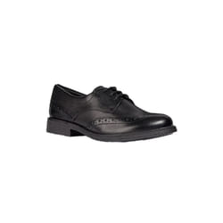 Geox Girls Agata D Patent Leather School Shoes - 6 UK Child, Black
