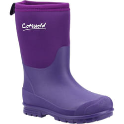Cotswold Childrens/Kids Hilly Neoprene Wellington Boots - 10.5 UK Child, Purple