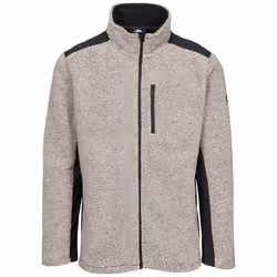 Trespass Mens Farantino Fleece Jacket - S, Truffle Brown Stripe