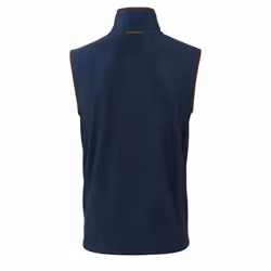Premier Mens Artisan Fleece Gilet - 3XL, Navy/Brown