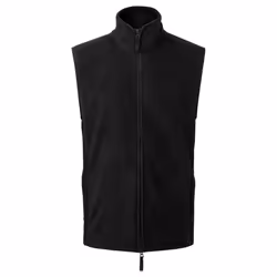 Premier Mens Artisan Fleece Gilet - 2XL, Black