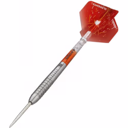 Unicorn Striker Tungsten Darts Set - 25g, Red/White