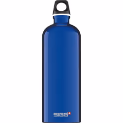 Sigg Travel Water Bottle - 1L, Dark Blue