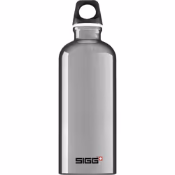 Sigg Travel Water Bottle - 1L, Aluminium Grey