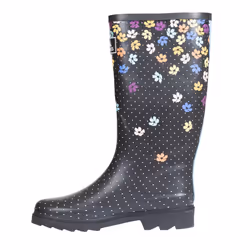 Trespass Womens/Ladies Samira Printed Wellington Boots - 4 UK, Black