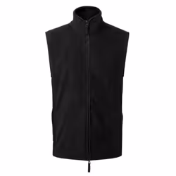 Premier Mens Artisan Fleece Gilet - 2XL, Black
