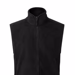 Premier Mens Artisan Fleece Gilet - 2XL, Black