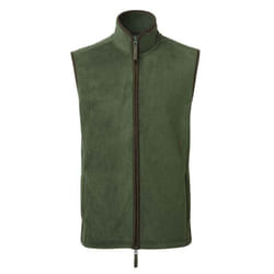 Premier Mens Artisan Fleece Gilet - 2XL, Moss Green/Brown