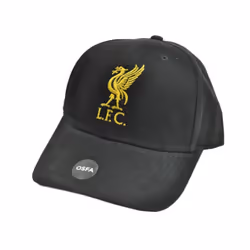Liverpool FC Liverbird Cap - One Size, Black/Gold