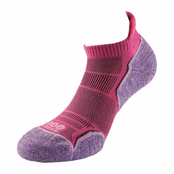 1000 Mile Womens/Ladies Run Socks (Pack of 2) - M, Pink/Lavender