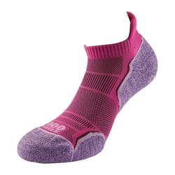 1000 Mile Womens/Ladies Run Socks (Pack of 2) - M, Pink/Lavender