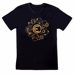 Marvel Unisex Adult Eternals System T-Shirt - M, Black