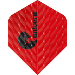 Unicorn Q.100 Plus Dart Flights (Pack of 3) - One Size, Red