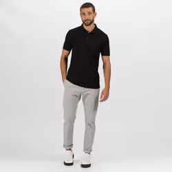 Regatta Mens Honestly Made Recycled Polo Shirt - S, Black