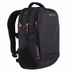 Regatta Unisex Adult Oakridge 20L Backpack - One Size, Black/Rose Gold