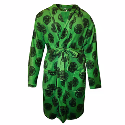 Celtic FC Unisex Adult Dressing Gown - S, Green/Black