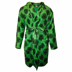 Celtic FC Boys Dressing Gown - 11-12 Years, Green/Black