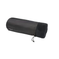 Seasons Lily Fleece Blanket - One Size, Solid Black