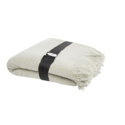 Seasons Faux Mohair Blanket - One Size, Light Grey