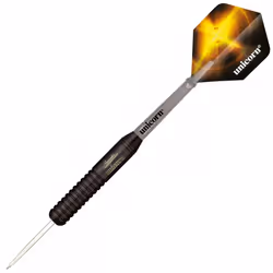 Unicorn Gary Anderson Black Brass Darts (Pack of 3) - 24g, Black