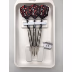Unicorn Gary Anderson Bullet Darts (Pack of 3) - 24g, Silver/Black