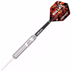 Unicorn Gary Anderson Bullet Darts (Pack of 3) - 21g, Silver/Black