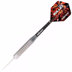 Unicorn Gary Anderson Bullet Darts (Pack of 3) - 25g, Silver/Black