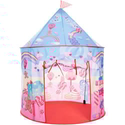 Trespass Childrens/Kids Chateau Play Tent With Packaway Bag - One Size, Candyland