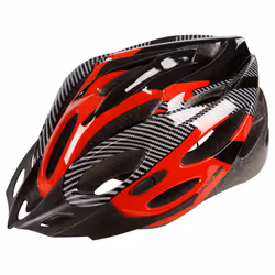 Trespass Adults Unisex Crankster Cycling Helmet - S/M, Red X