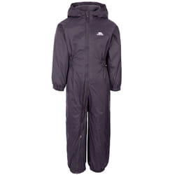 Trespass Childrens/Kids Button Rain Suit - 5-6 Years, Dark Grey