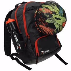 Precision Pro HX Backpack - One Size, Charcoal Black/Red