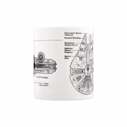 Star Wars Millennium Falcon Sketch Mug
