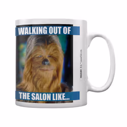Star Wars Walking Out Of The Salon Mug