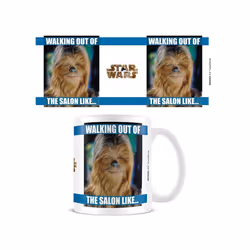 Star Wars Walking Out Of The Salon Mug
