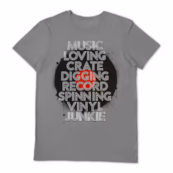 Pyramid International Unisex Adult Music Loving Crate Digging T-Shirt