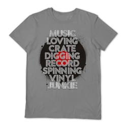 Pyramid International Unisex Adult Music Loving Crate Digging T-Shirt