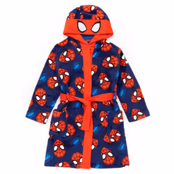 Spider-Man Childrens/Kids Robe - 9-10 Years, Blue/Red