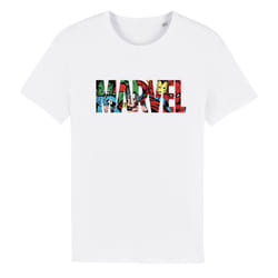 Marvel Unisex Adult Character T-Shirt - M, White/Red/Green