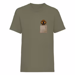 Star Wars Unisex Adult Jawa Pocket T-Shirt - S, Military Green
