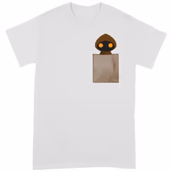 Star Wars Unisex Adult Jawa Pocket T-Shirt - XXL, White