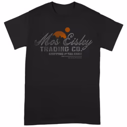 Star Wars Unisex Adult Mos Eisley Trading Co T-Shirt - M, Black/Orange/Grey