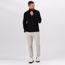 Regatta Mens Honestly Made Recycled Half Zip Fleece - XS, Black