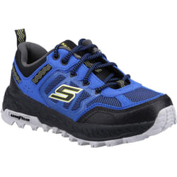 Skechers Boys Fuse Tread Leather Trainers - 12.5 UK Child, Royal Blue/Black
