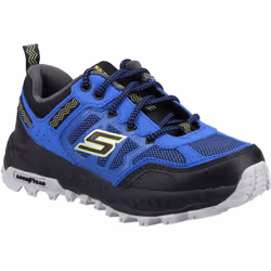 Skechers Boys Fuse Tread Leather Trainers - 13.5 UK Child, Royal Blue/Black