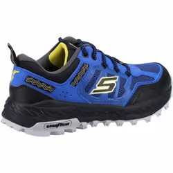 Skechers Boys Fuse Tread Leather Trainers - 13.5 UK Child, Royal Blue/Black