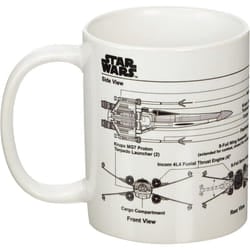 Star Wars X-Wing Fighter Sketch Mug